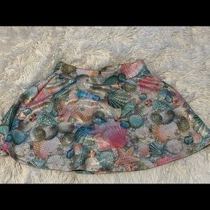 Justice girls shell skirt